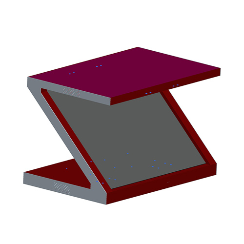 科技馆展示柜32寸3D互动展示柜高端首饰宝石珠宝180度全息投影装饰设计