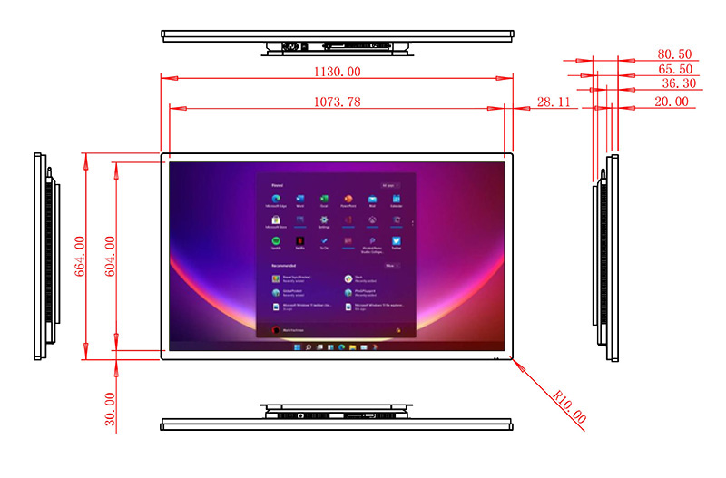 Windows电容触摸液晶广告机价格