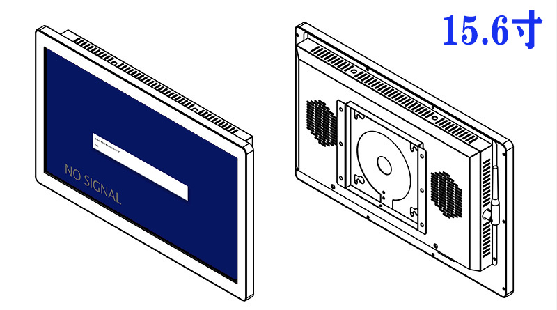 15.6寸壁挂HDMI输入显示器