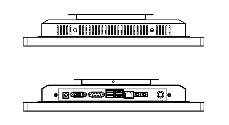 15寸壁挂HDMI输入显示器