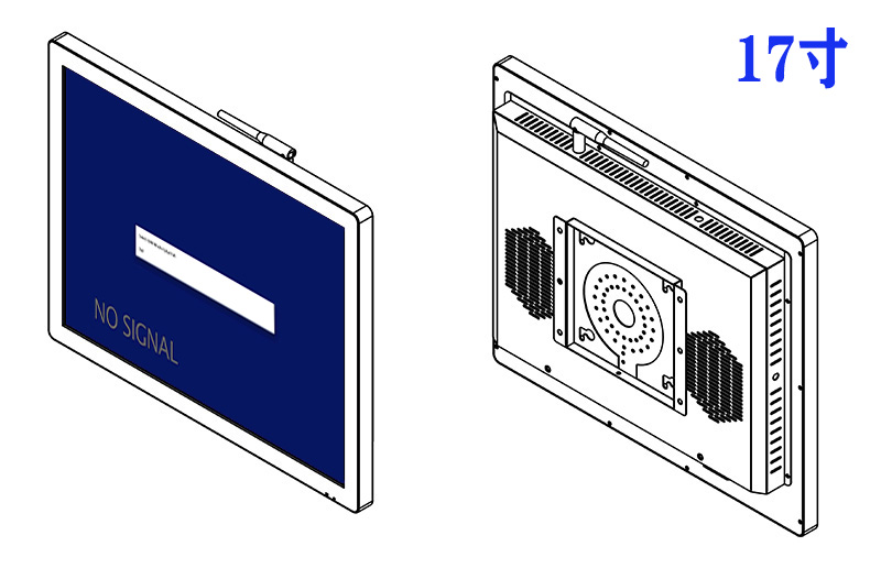 17寸壁挂高清显示器价格