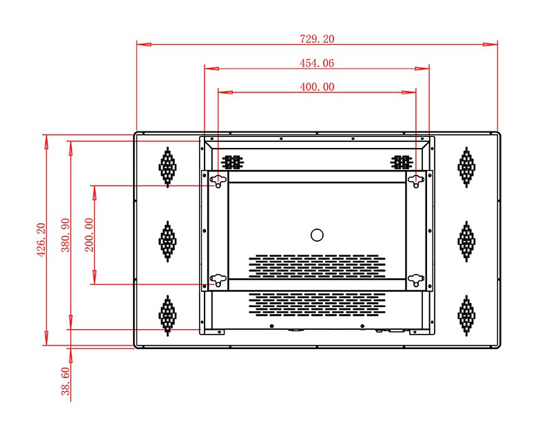 32寸壁挂高清HDMI输入显示器