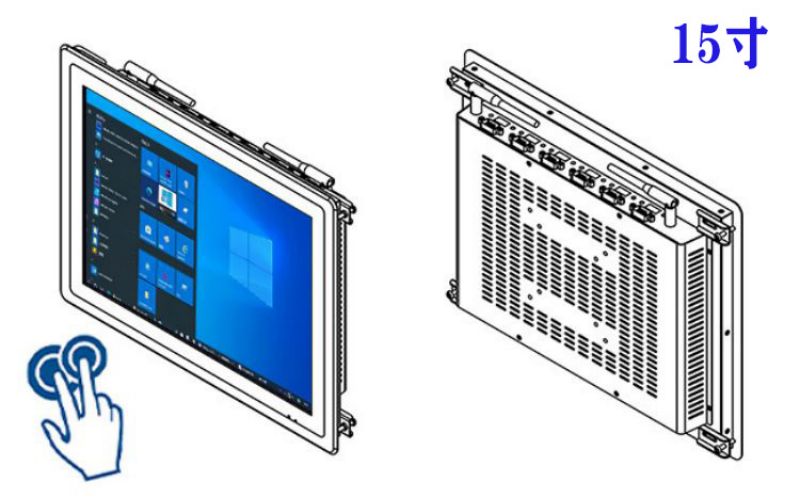 15寸工控触摸一体机