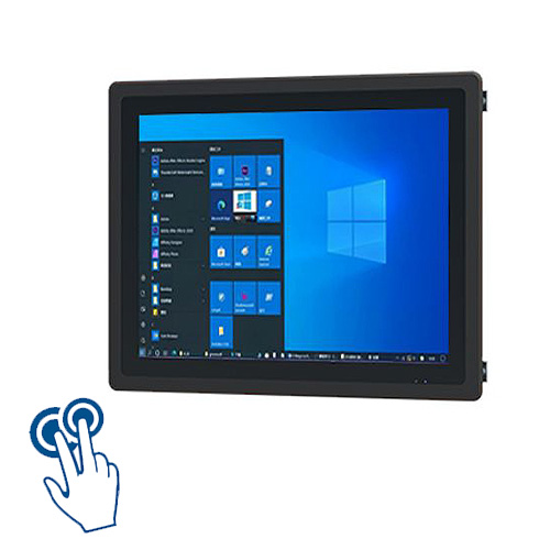 15寸外嵌式工业触摸显示器 Windows电容屏工控一体机嵌入式平板