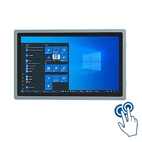 18.5寸嵌入式工业平板电脑工控机PLC防水防尘封闭式电容触摸屏一体机