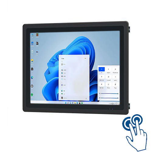 15寸嵌入式工业工控触摸一体机宽压工业平板电脑Windows无风扇电容屏工控机