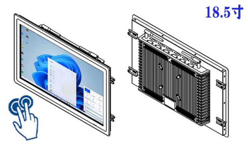 工控触摸电脑一体机