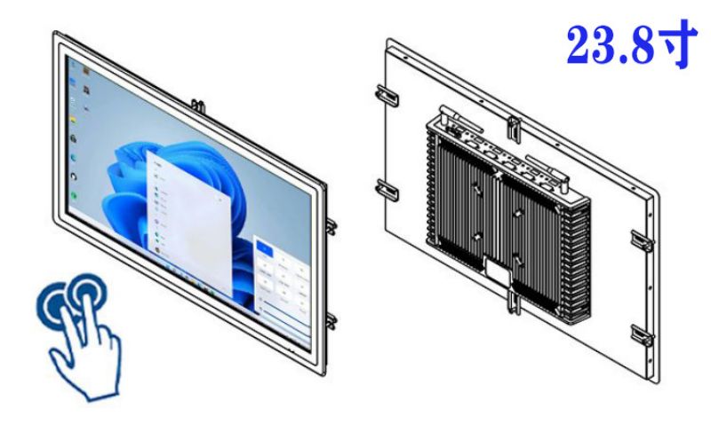 触摸屏一体机工控机