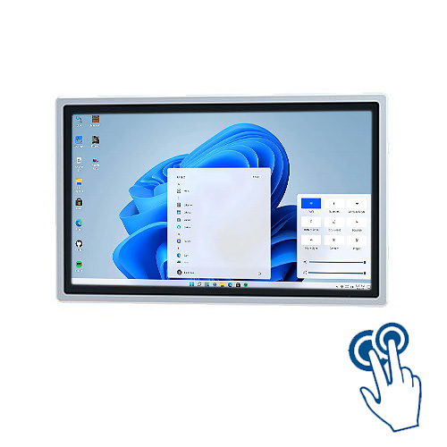 23.8寸外嵌式工控一体机嵌入式工业触摸平板电脑一体机Windows工控机