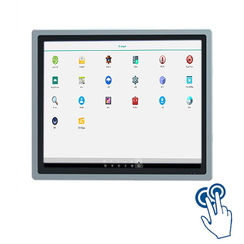 19寸触摸工业平板电脑一体机无风扇工业触控终端嵌入式工控机电容触屏安卓