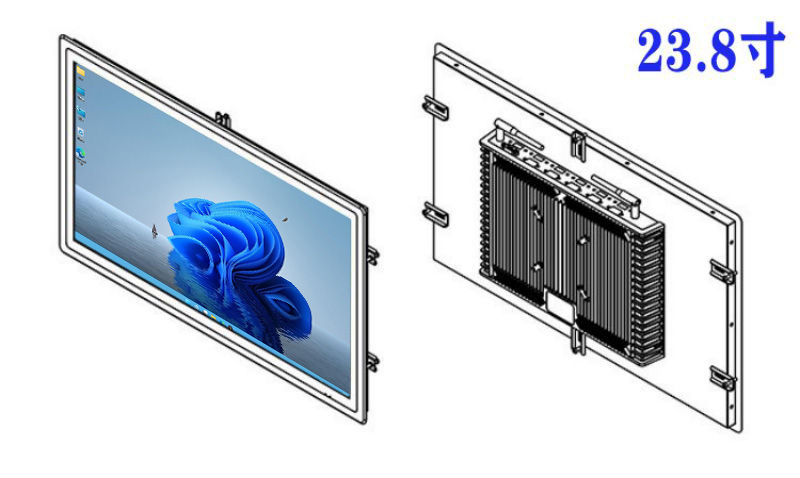 23.8寸工控机
