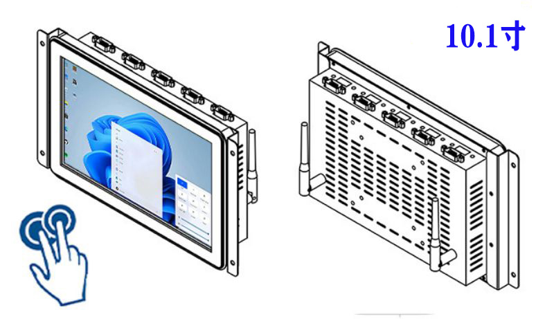 10.1寸内嵌式工控机