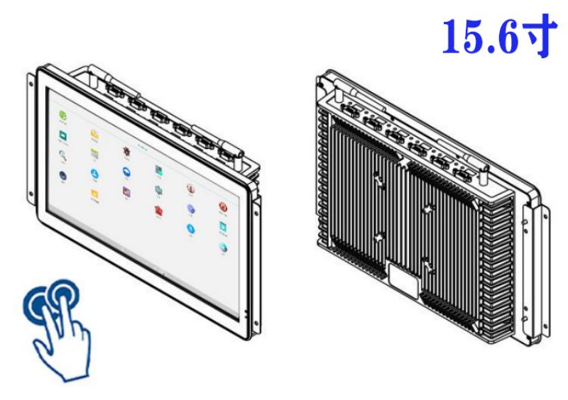 内嵌式rk3568工控机