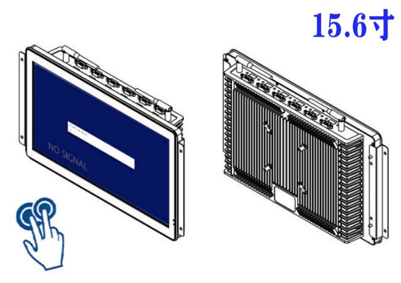 嵌入式一体化触摸屏