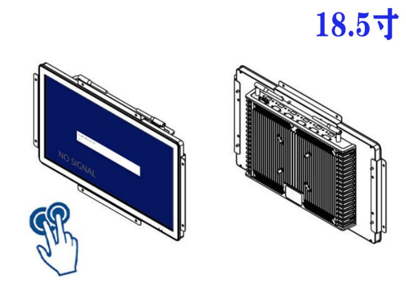 开框触摸显示器